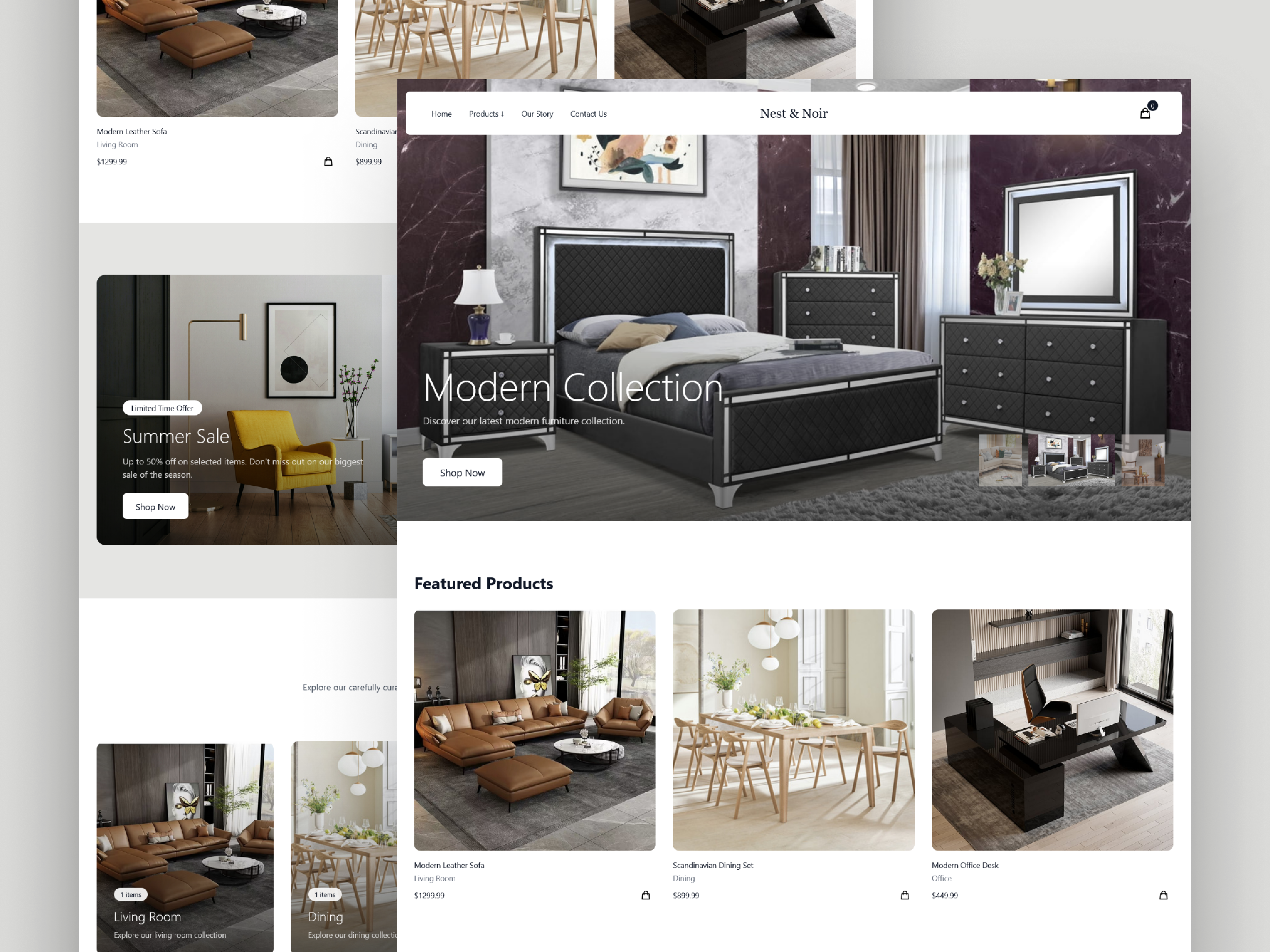 Nest & Noir: Furniture Store